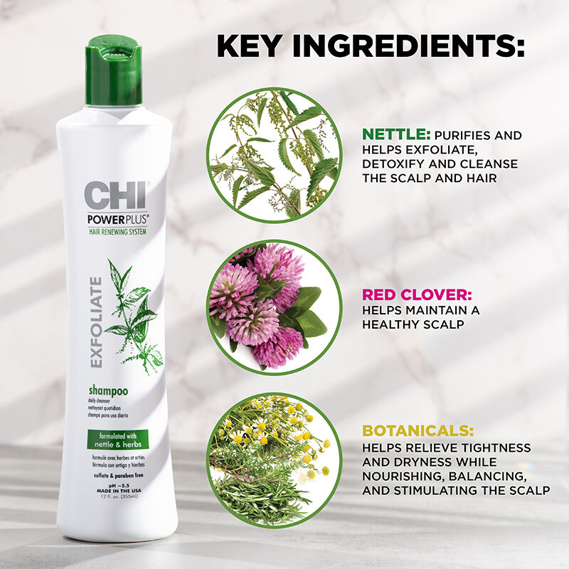 CHI Power Plus Exfoliate Shampoo 12 oz | CHI Haircare
